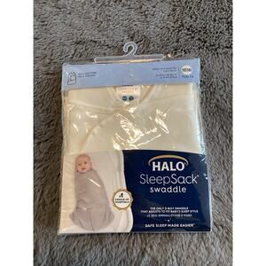 NWT halo swaddle sleep sack size tog 1.5 newborn cream color